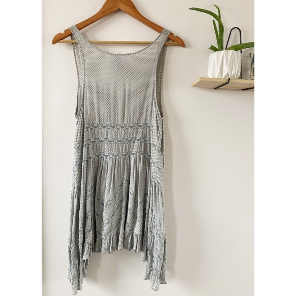 Voile and Lace Trapeze Slip